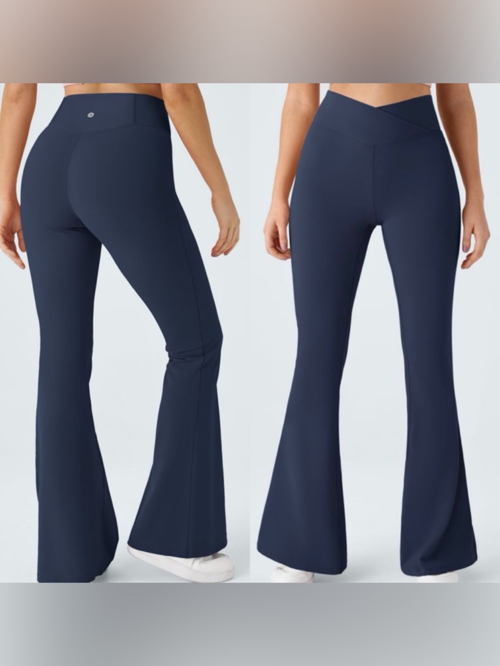 NWT Halara v-waist wide leg leggings Sz L